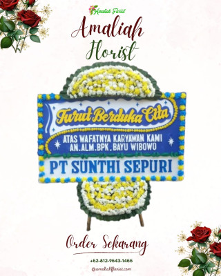 Papan Bunga Duka di Welesi