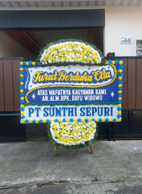 Papan Bunga Duka di Welesi